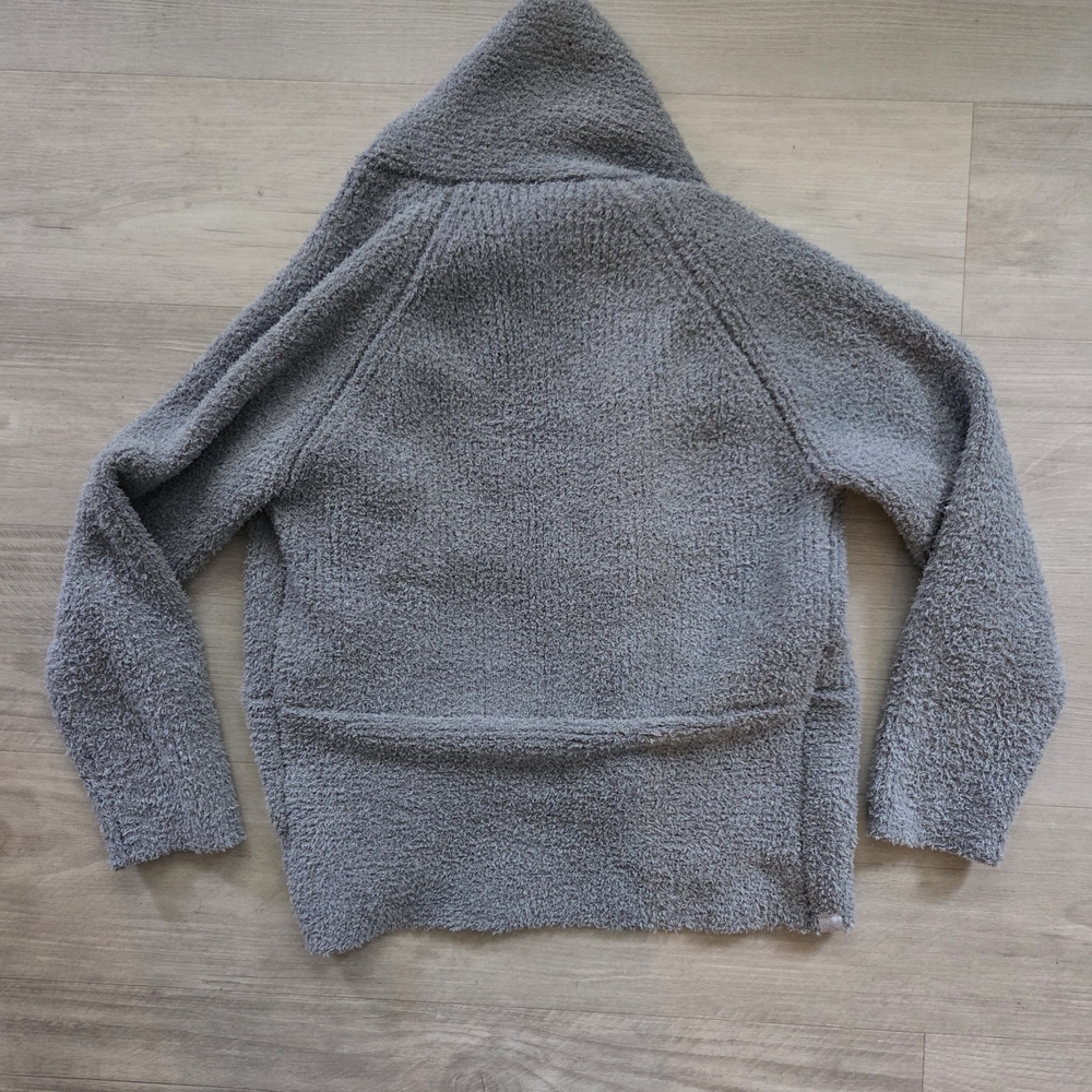 Barefoot Dreams Soft Cozy Chic Gray Knit Cardigan - Picture 6 of 6